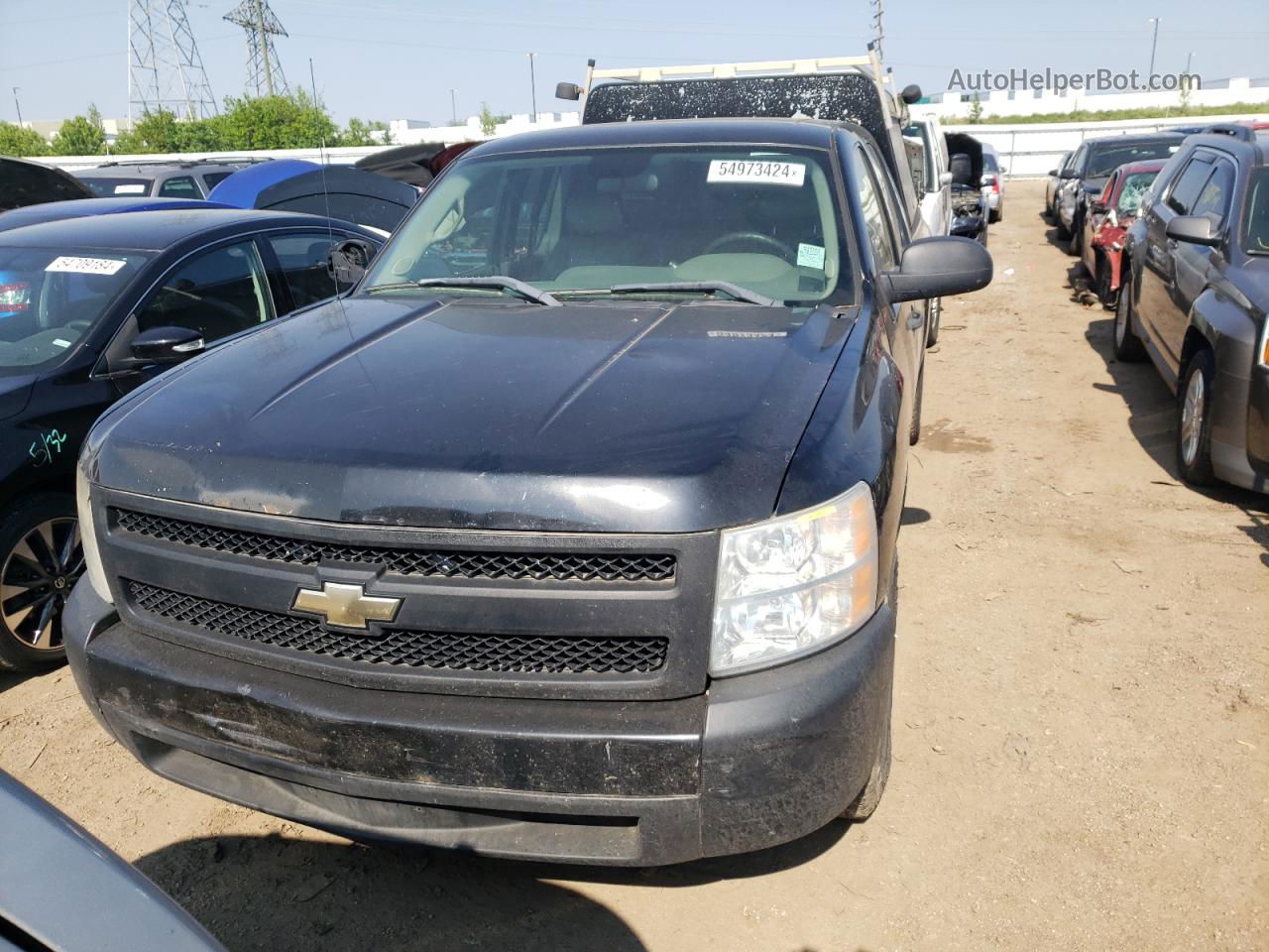 2008 Chevrolet Silverado C1500 Черный vin: 1GCEC19C28Z133558