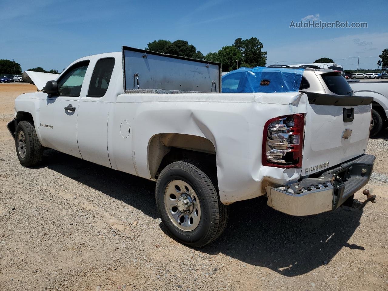 2008 Chevrolet Silverado C1500 White vin: 1GCEC19C88Z178004