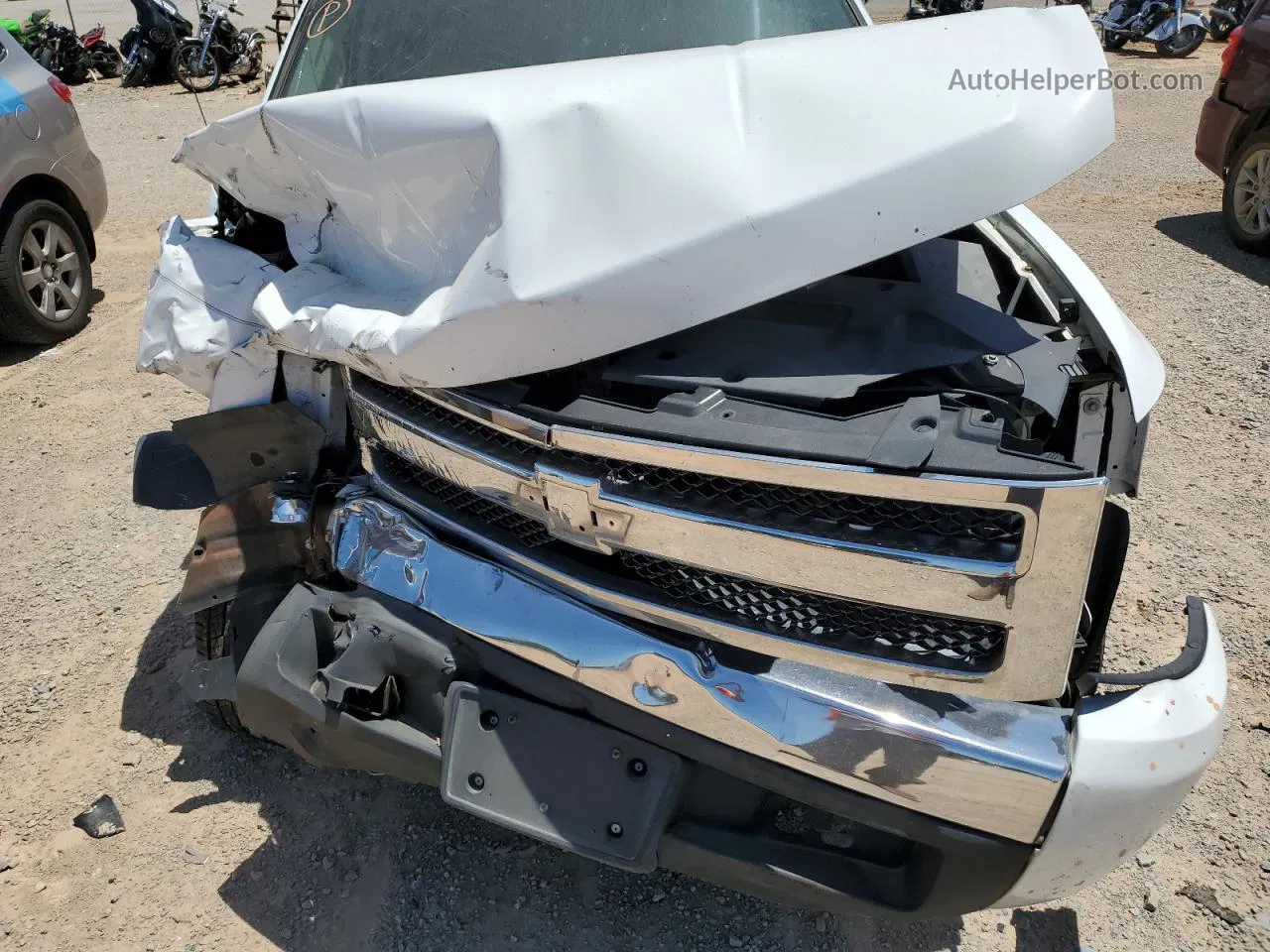 2008 Chevrolet Silverado C1500 White vin: 1GCEC19C88Z178004