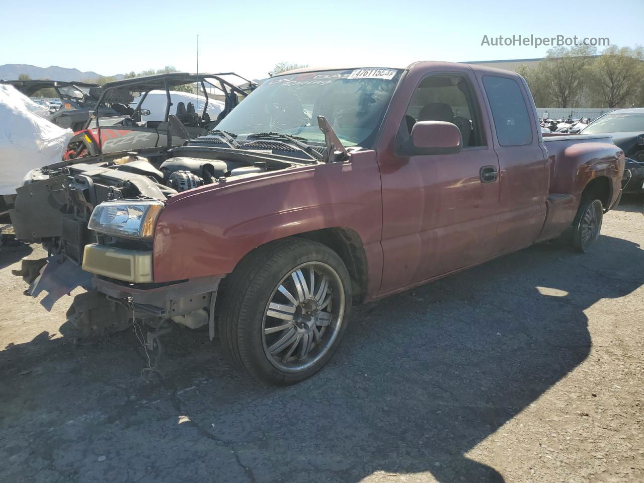 2003 Chevrolet Silverado C1500 Maroon vin: 1GCEC19T53Z290784