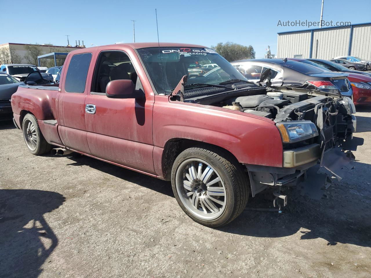 2003 Chevrolet Silverado C1500 Maroon vin: 1GCEC19T53Z290784