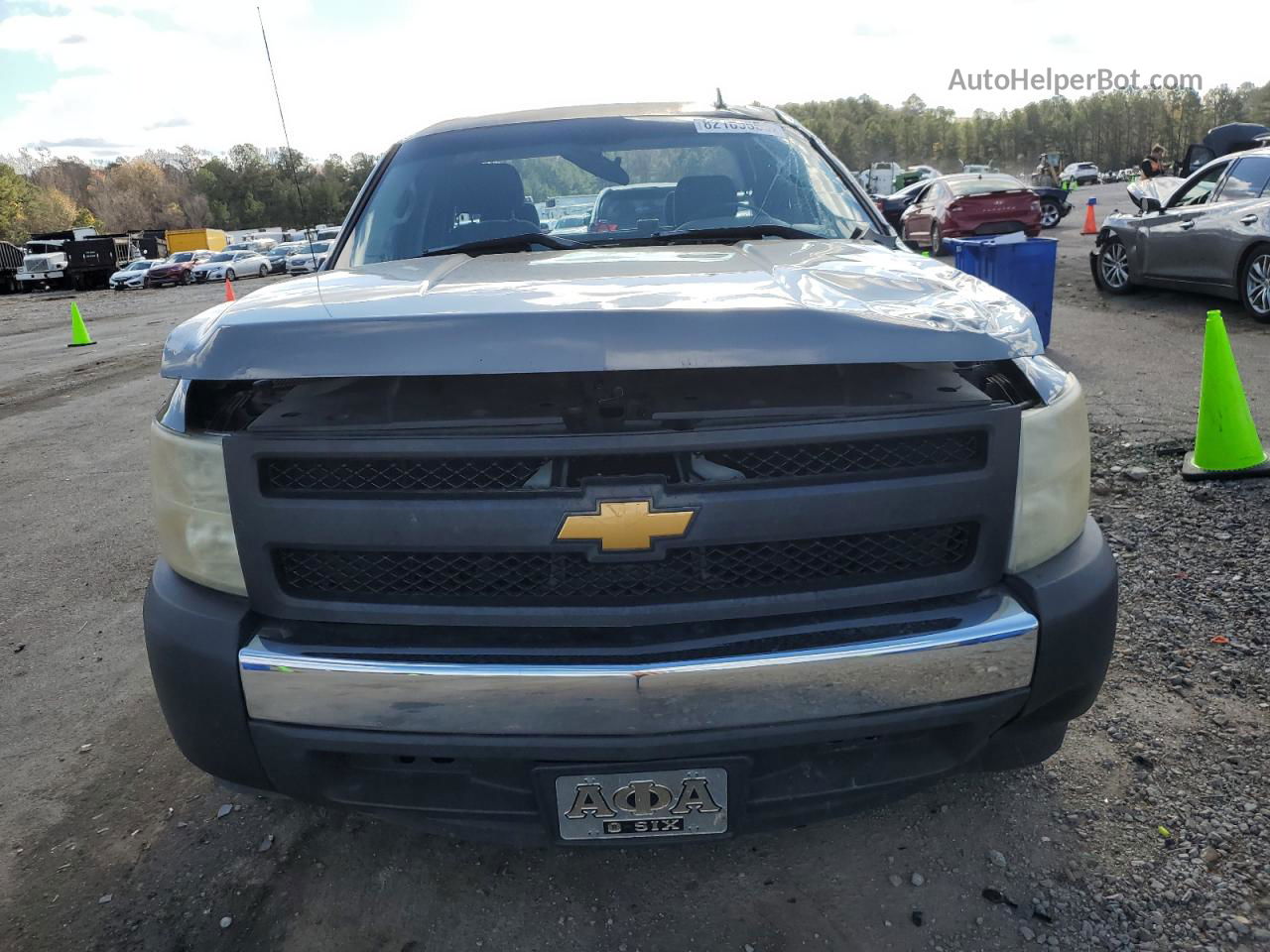 2008 Chevrolet Silverado C1500 Gray vin: 1GCEC19X48Z213057