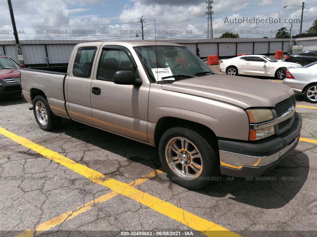 2004 Chevrolet Silverado 1500 Work Truck Gold vin: 1GCEC19X64Z331833