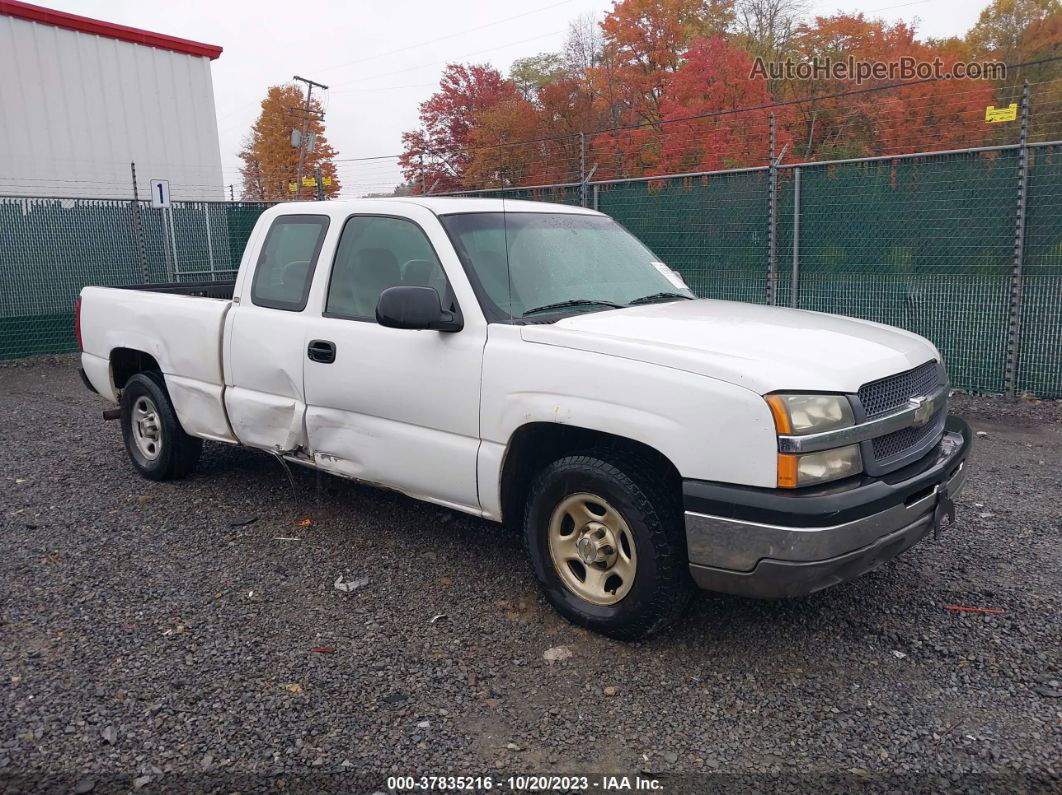 2003 Chevrolet Silverado 1500 Work Truck White vin: 1GCEC19X73Z153462