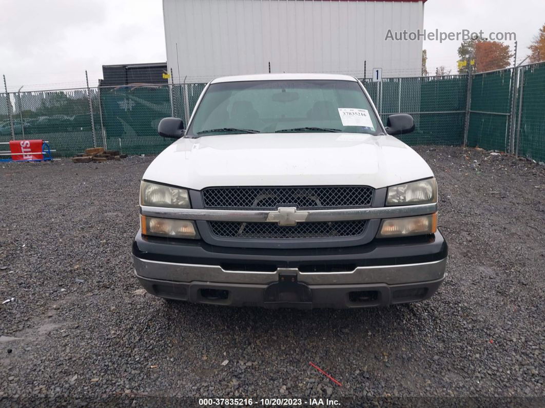 2003 Chevrolet Silverado 1500 Work Truck White vin: 1GCEC19X73Z153462