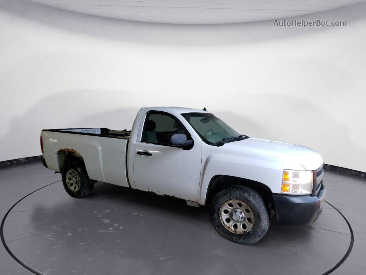 2008 Chevrolet Silverado K1500 White vin: 1GCEK14078Z229735