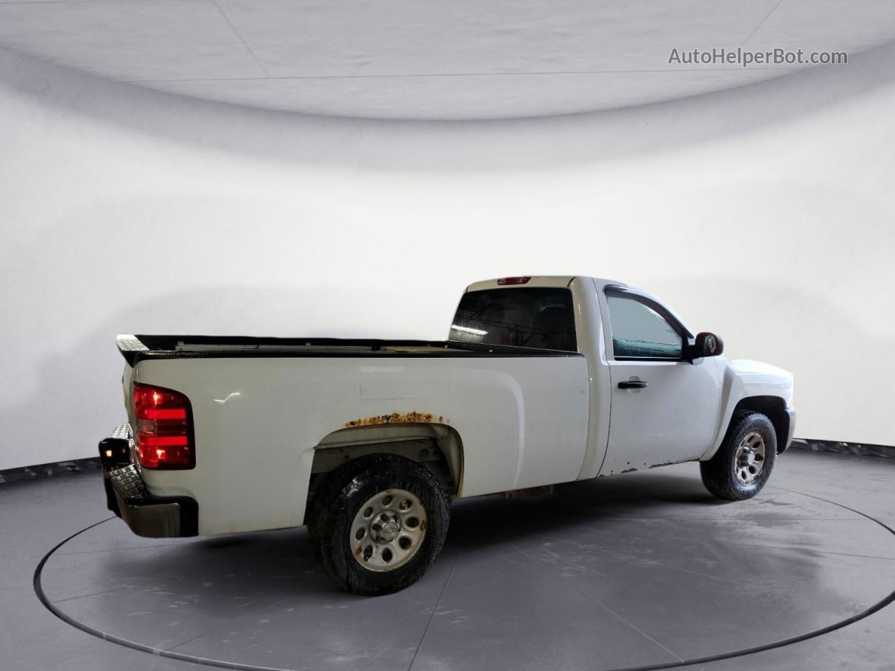 2008 Chevrolet Silverado K1500 White vin: 1GCEK14078Z229735