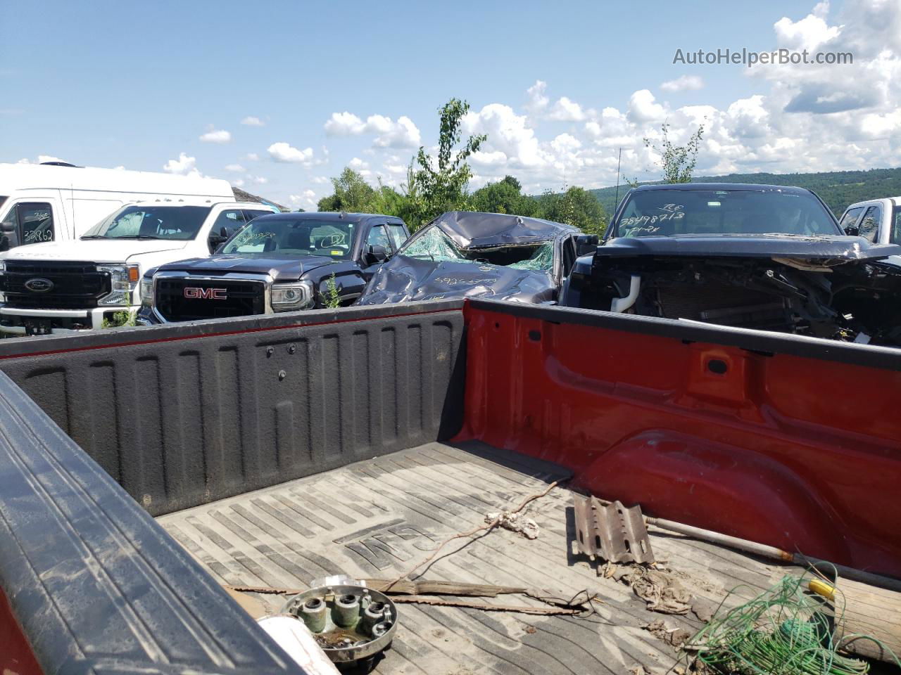 2008 Chevrolet Silverado K1500 Red vin: 1GCEK14088Z213642