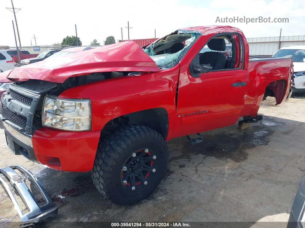 2008 Chevrolet Silverado 1500 Lt1 Red vin: 1GCEK14088Z281407