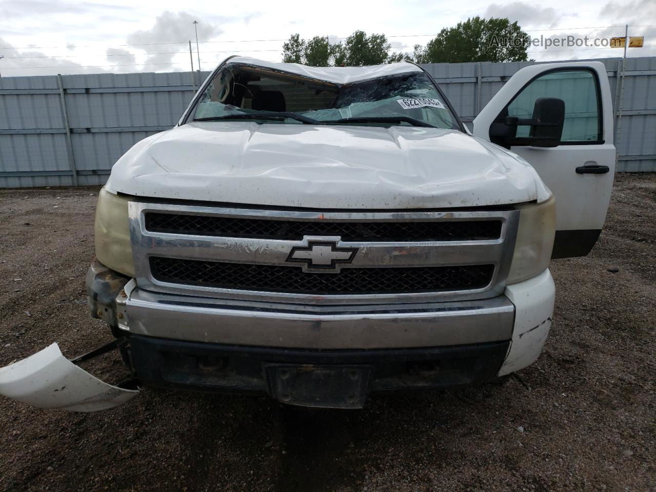 2008 Chevrolet Silverado K1500 White vin: 1GCEK14C18Z193017