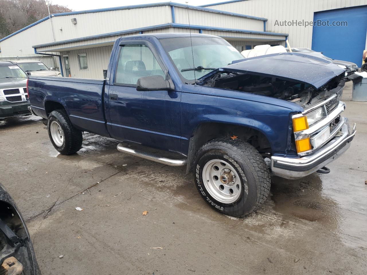 1993 Chevrolet Gmt-400 K1500 Blue vin: 1GCEK14K0PZ139570