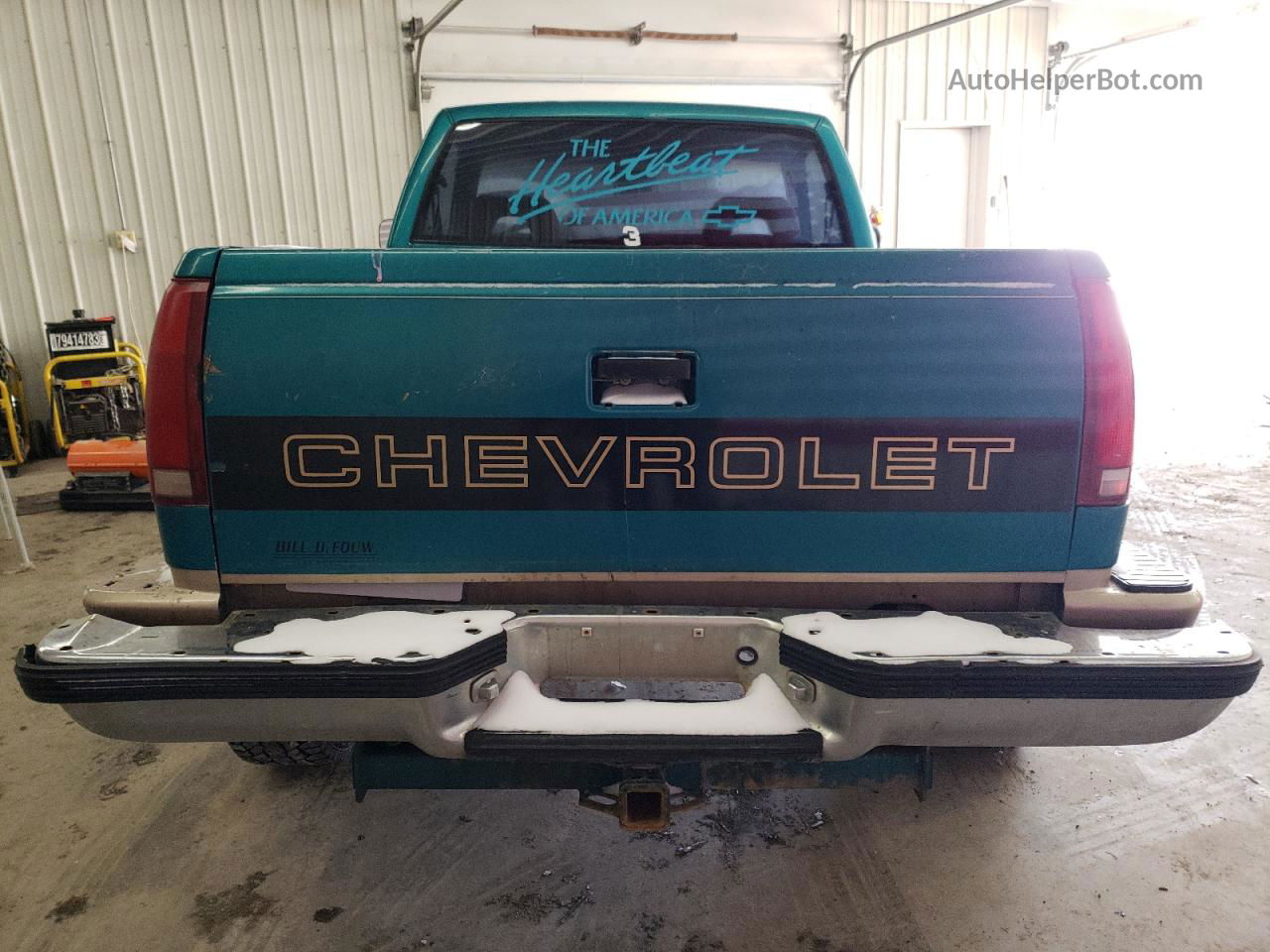 1993 Chevrolet Gmt-400 K1500 Teal vin: 1GCEK14K1PZ152652