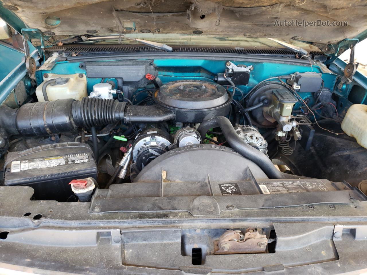 1993 Chevrolet Gmt-400 K1500 Teal vin: 1GCEK14K2PZ112614