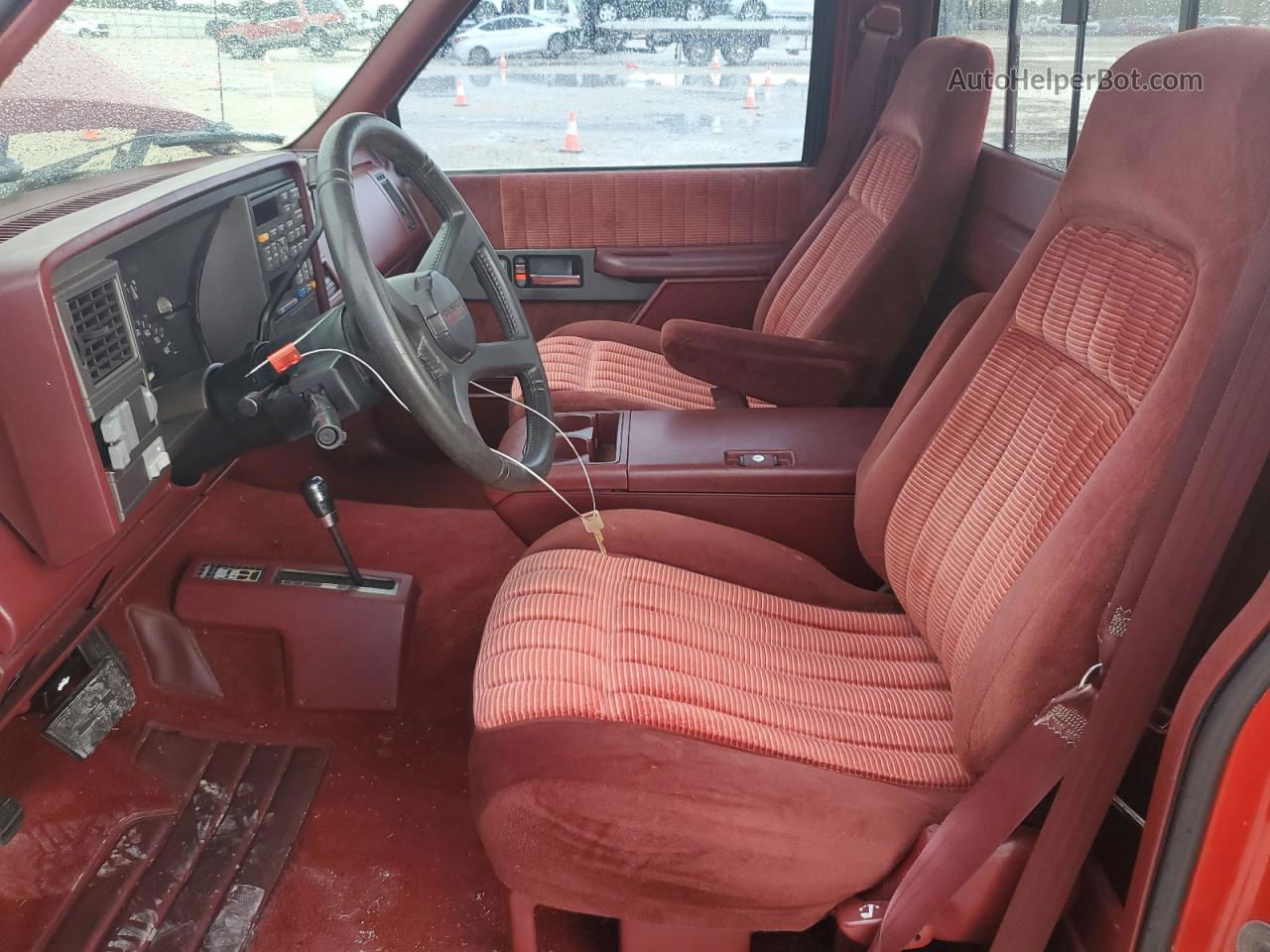 1993 Chevrolet Gmt-400 K1500 Red vin: 1GCEK14K5PZ229801