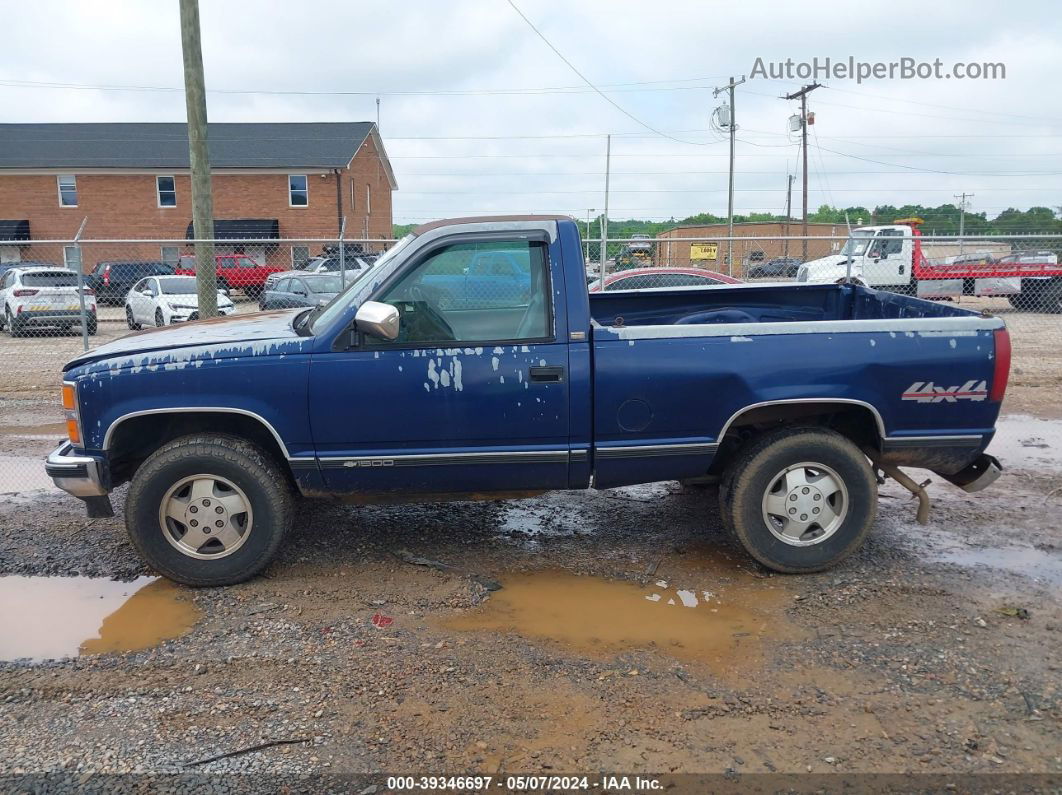 1993 Chevrolet Gmt-400 K1500 Navy vin: 1GCEK14K6PZ218323