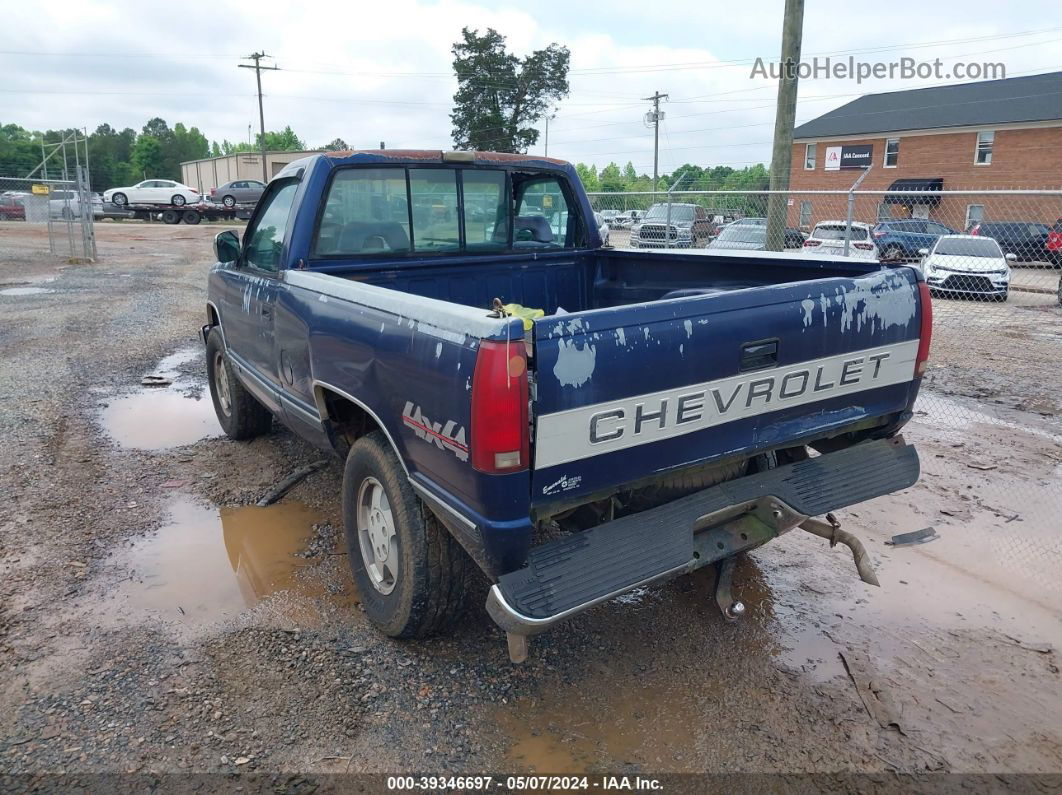 1993 Chevrolet Gmt-400 K1500 Navy vin: 1GCEK14K6PZ218323