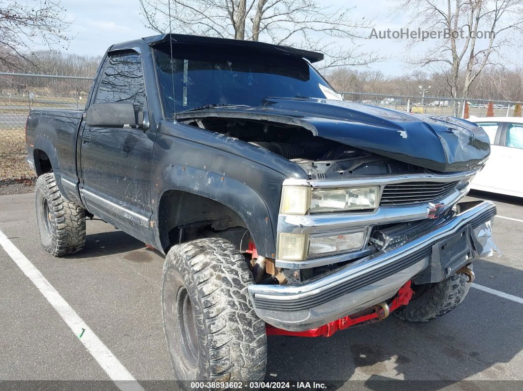 1993 Chevrolet Gmt-400 K1500 Black vin: 1GCEK14K9PZ102033