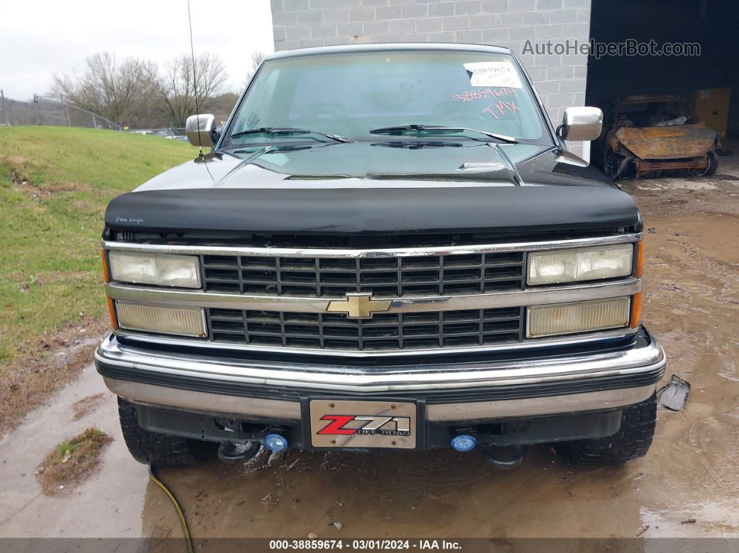 1993 Chevrolet Gmt-400 K1500 Black vin: 1GCEK14K9PZ167707