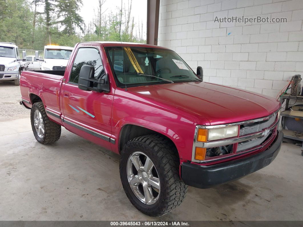 1993 Chevrolet Gmt-400 K1500 Pink vin: 1GCEK14K9PZ194373