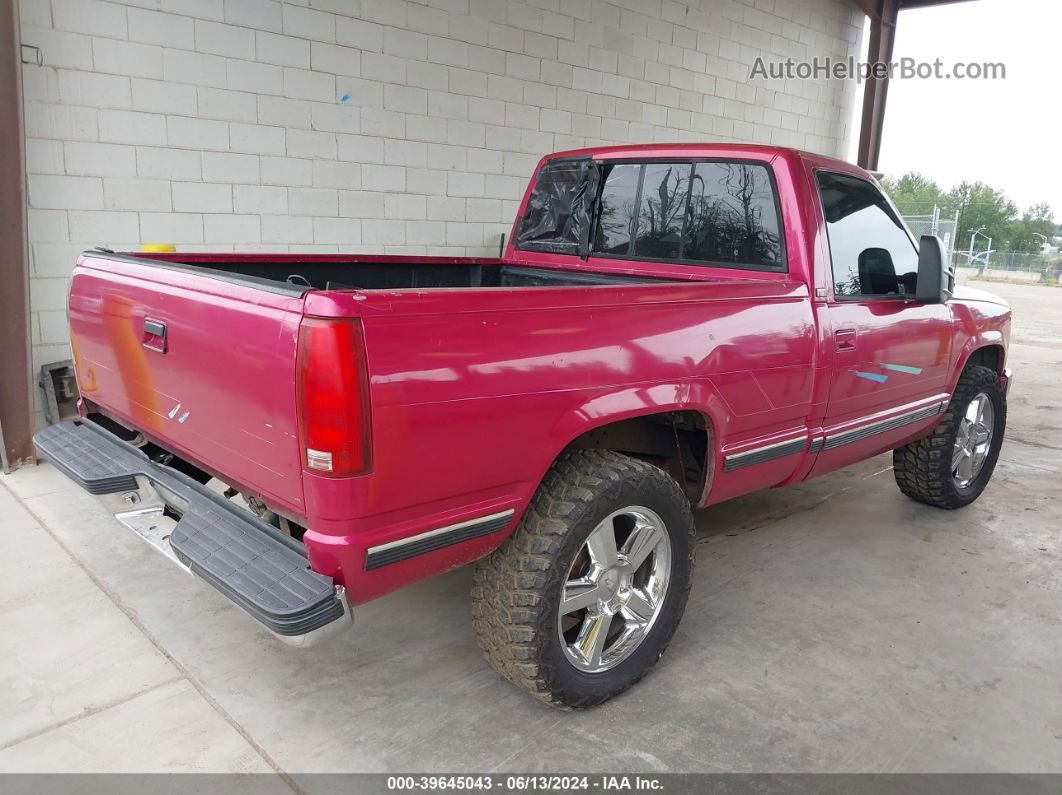 1993 Chevrolet Gmt-400 K1500 Pink vin: 1GCEK14K9PZ194373