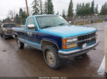 1993 Chevrolet Gmt-400 K1500 Blue vin: 1GCEK14KXPZ164380