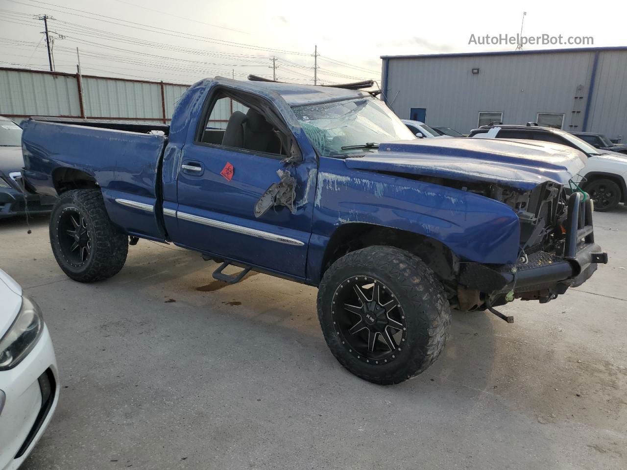 2003 Chevrolet Silverado K1500 Blue vin: 1GCEK14T43Z307987