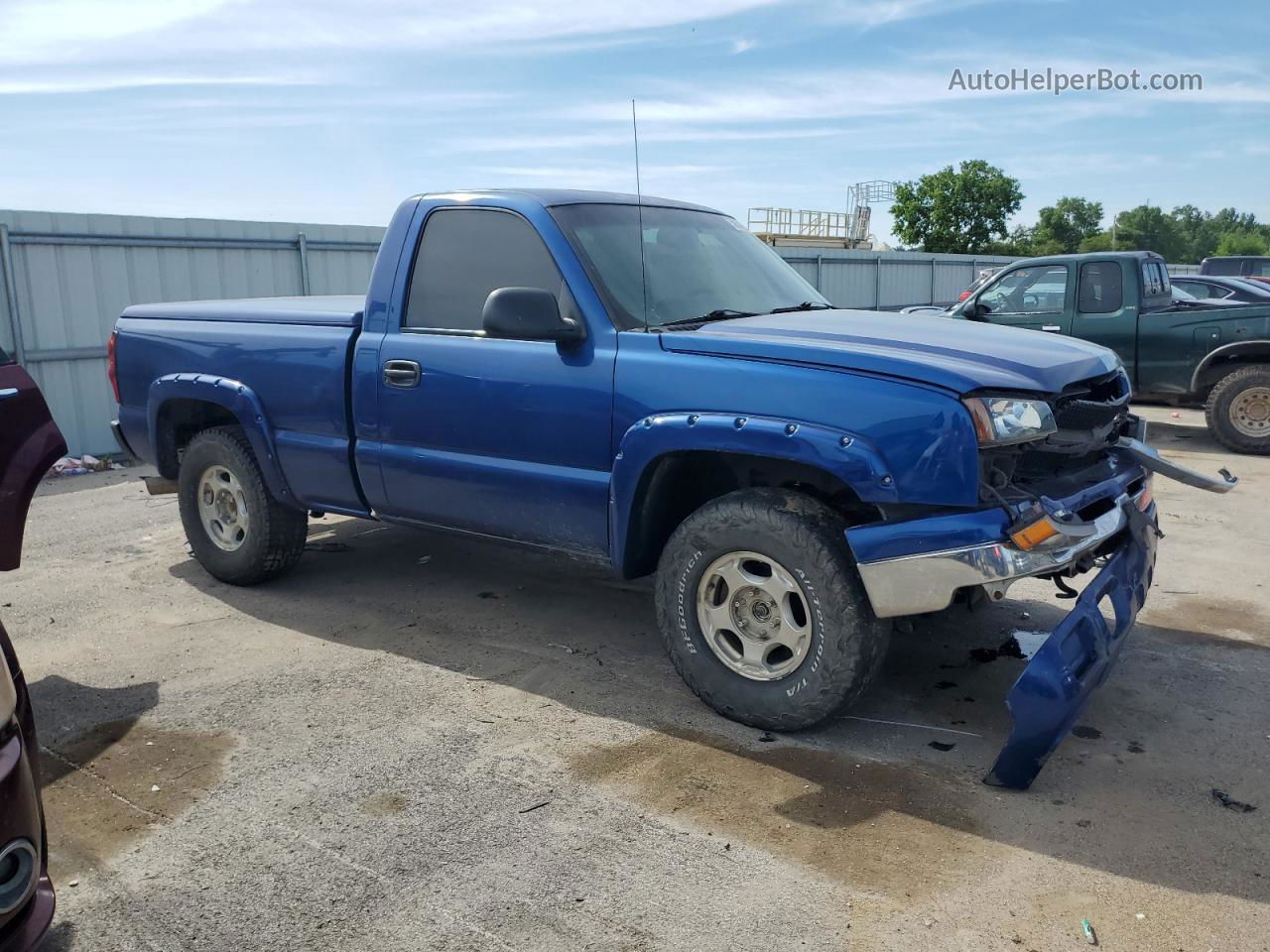 2003 Chevrolet Silverado K1500 Синий vin: 1GCEK14T53Z161406