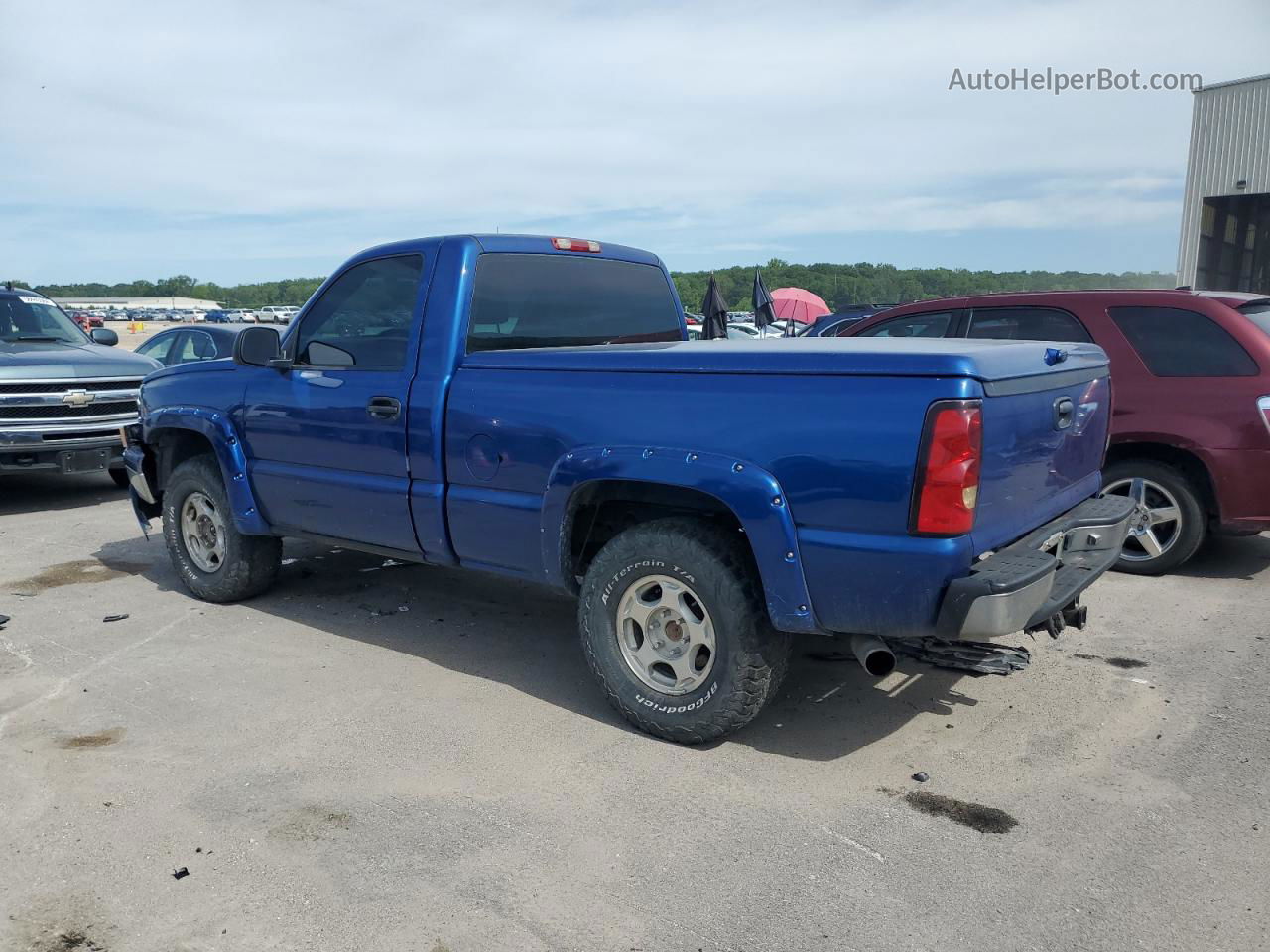 2003 Chevrolet Silverado K1500 Blue vin: 1GCEK14T53Z161406