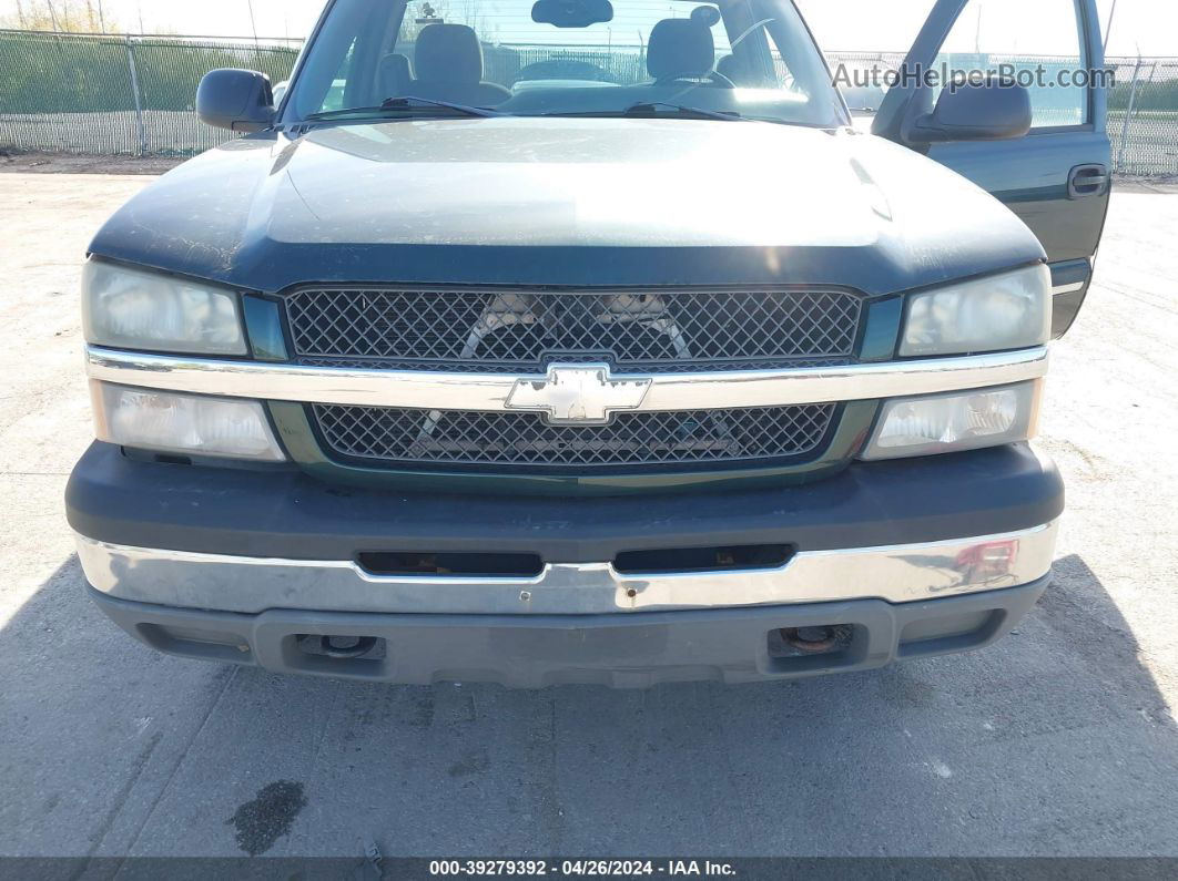 2003 Chevrolet Silverado 1500 Ls Green vin: 1GCEK14T73E375868