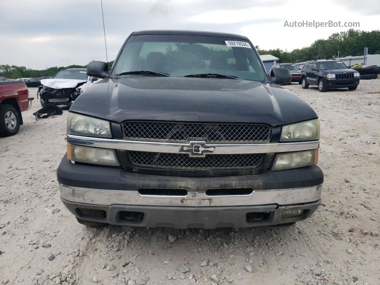 2003 Chevrolet Silverado K1500 Black vin: 1GCEK14T73Z359002