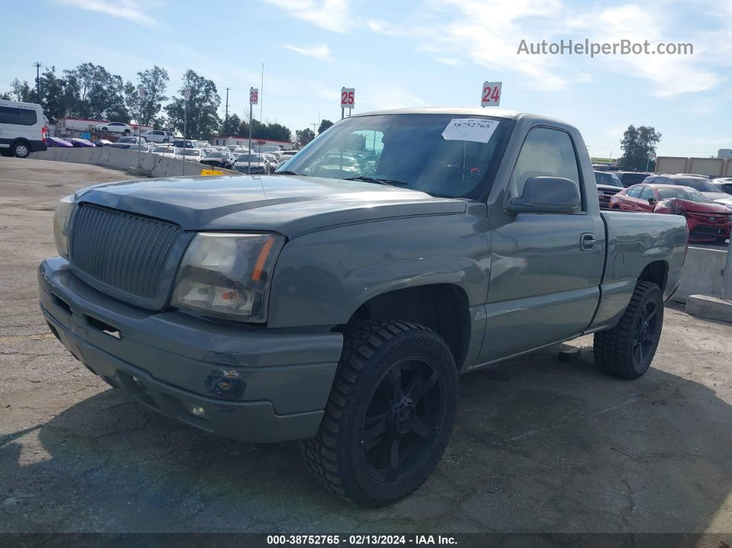 2003 Chevrolet Silverado 1500 Ls Gray vin: 1GCEK14T83Z183223