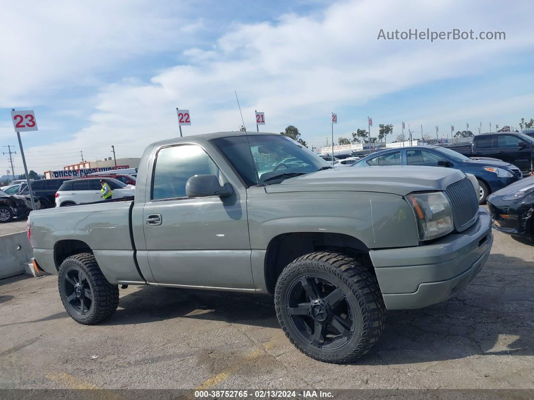 2003 Chevrolet Silverado 1500 Ls Gray vin: 1GCEK14T83Z183223