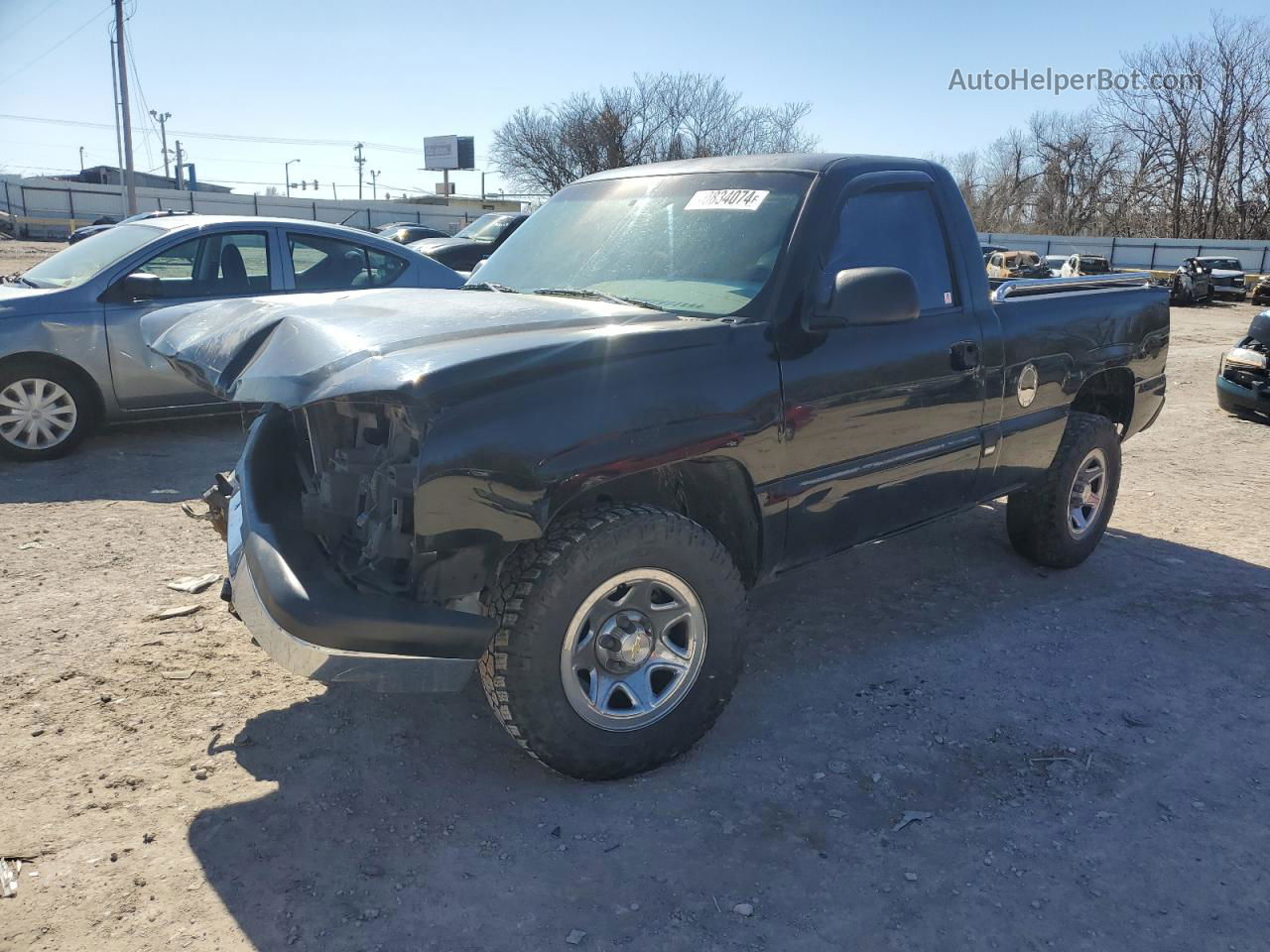 2003 Chevrolet Silverado K1500 Black vin: 1GCEK14V03Z123972