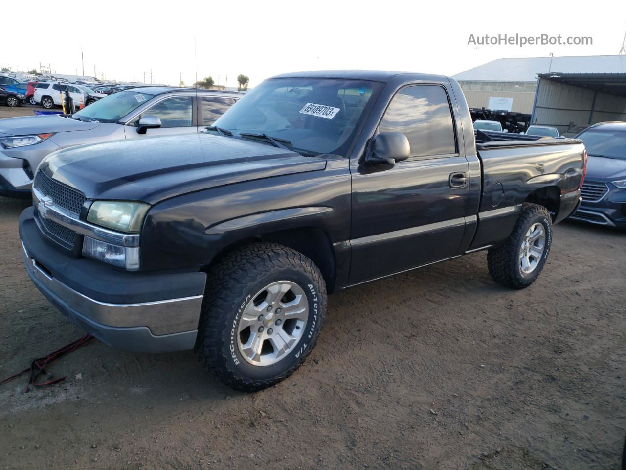 2003 Chevrolet Silverado K1500 Black vin: 1GCEK14V23Z235673