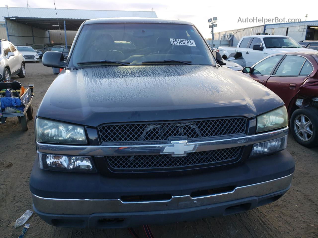 2003 Chevrolet Silverado K1500 Black vin: 1GCEK14V23Z235673