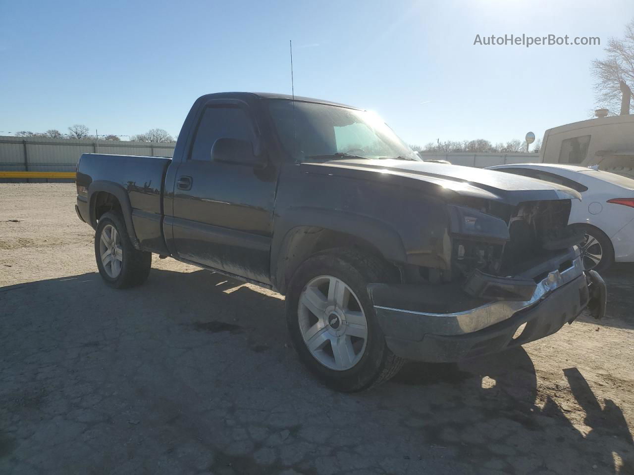 2003 Chevrolet Silverado K1500 Black vin: 1GCEK14V53Z361316