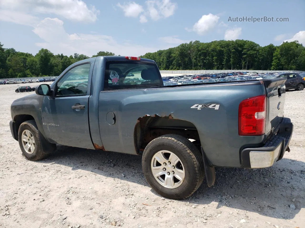 2008 Chevrolet Silverado K1500 Blue vin: 1GCEK14X08Z139873