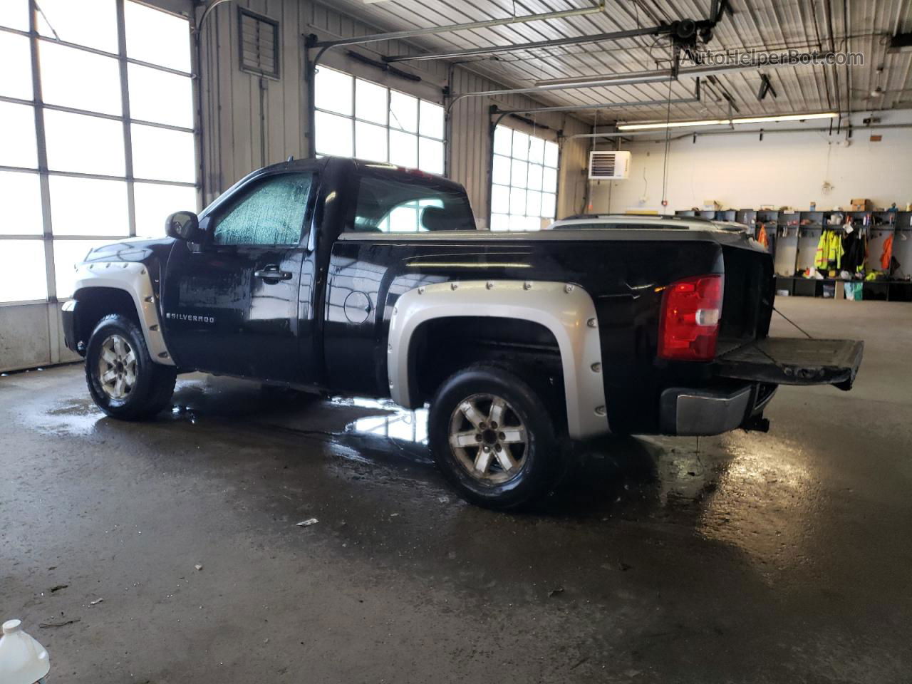 2008 Chevrolet Silverado K1500 Black vin: 1GCEK14X08Z273329