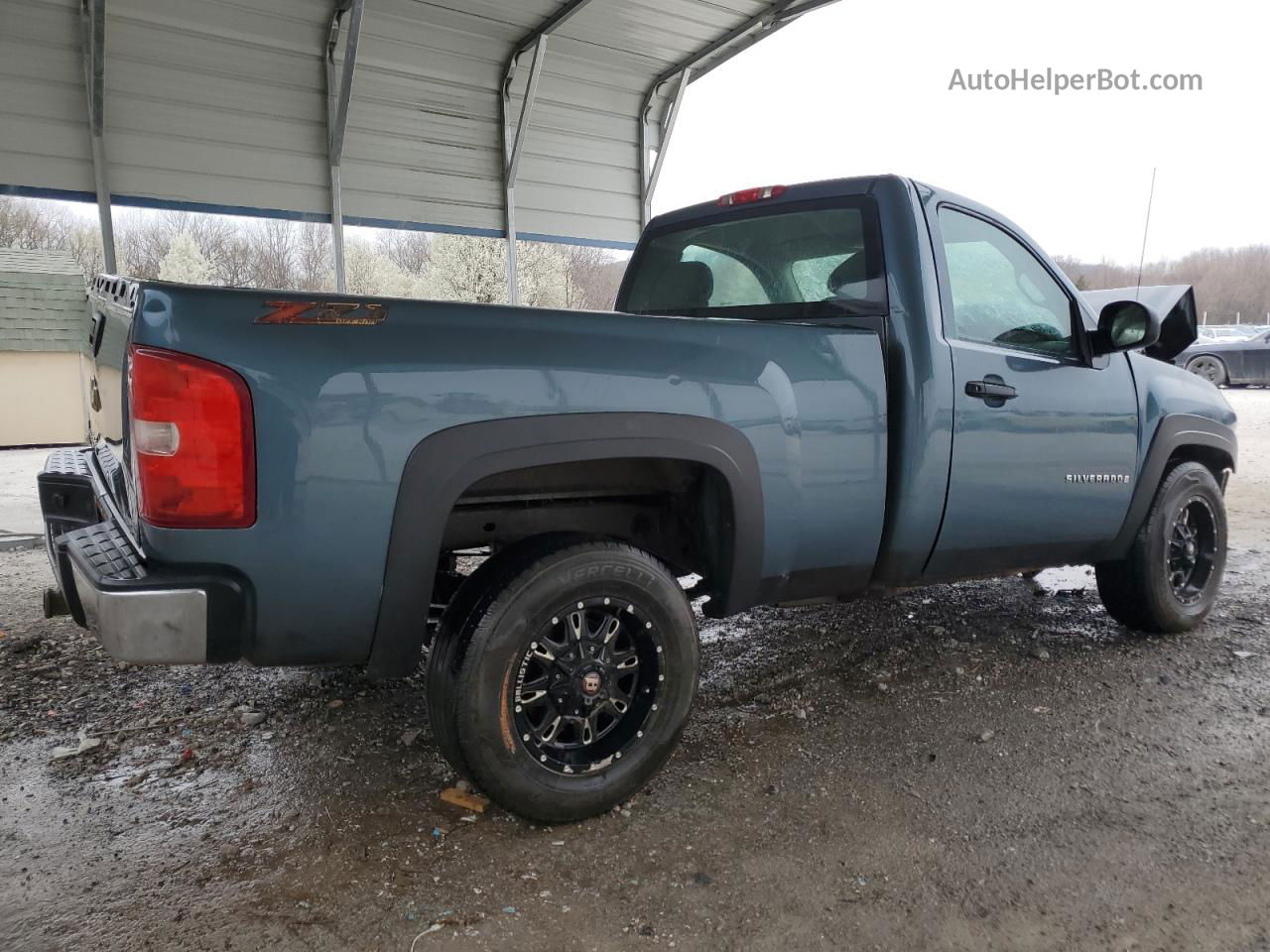 2008 Chevrolet Silverado K1500 Blue vin: 1GCEK14X78Z203102