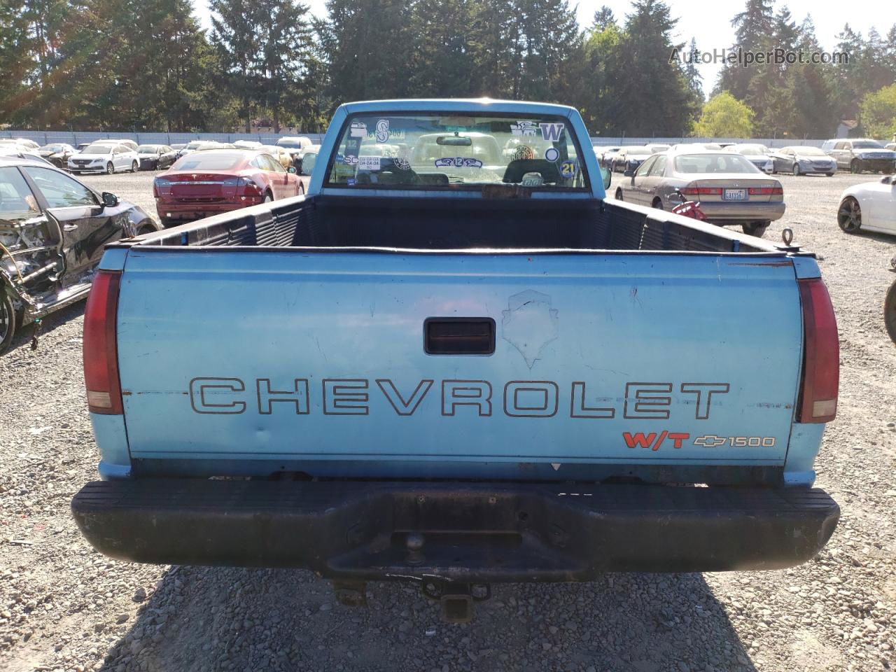 1993 Chevrolet Gmt-400 K1500 Blue vin: 1GCEK14Z0PE114091