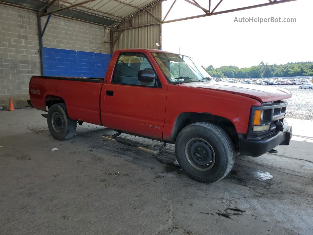 1993 Chevrolet Gmt-400 K1500 Red vin: 1GCEK14Z2PZ211818