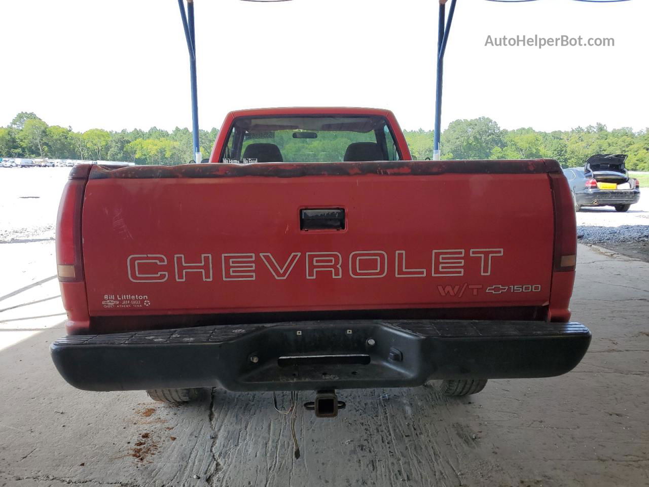 1993 Chevrolet Gmt-400 K1500 Red vin: 1GCEK14Z2PZ211818