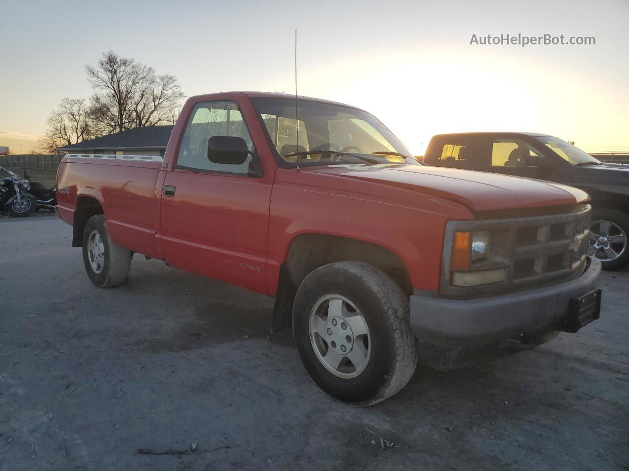 1993 Chevrolet Gmt-400 K1500 Red vin: 1GCEK14Z2PZ256404