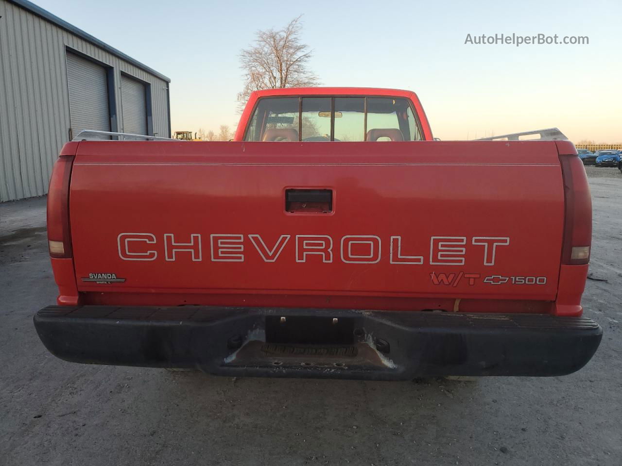 1993 Chevrolet Gmt-400 K1500 Red vin: 1GCEK14Z2PZ256404