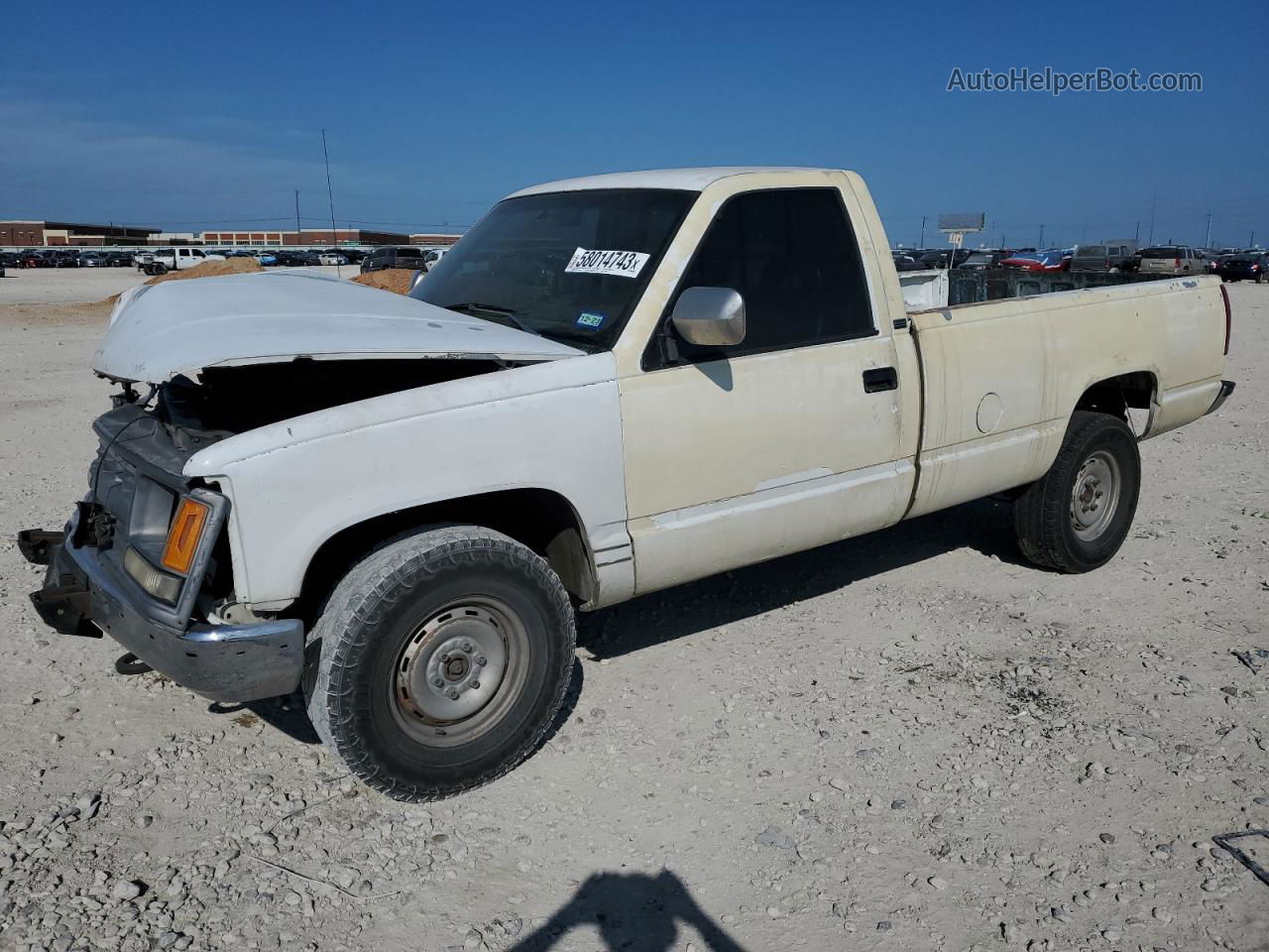 1993 Chevrolet Gmt-400 K1500 White vin: 1GCEK14Z3PZ147868