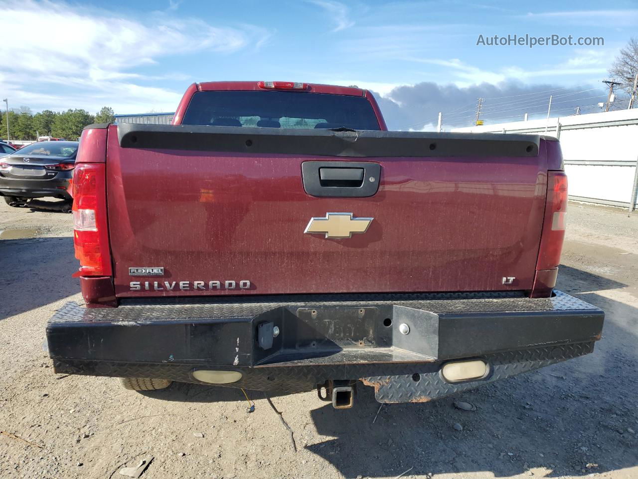 2008 Chevrolet Silverado K1500 Burgundy vin: 1GCEK19038Z216778