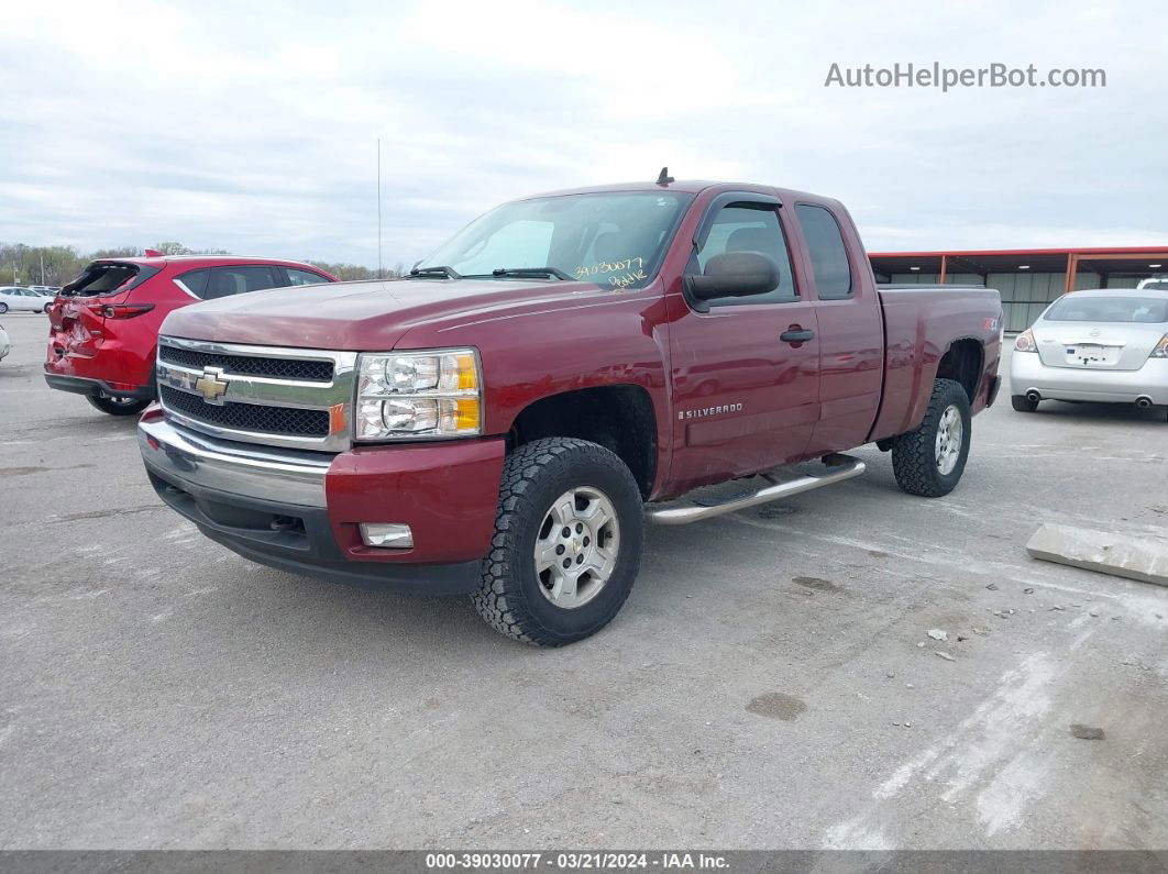 2008 Chevrolet Silverado 1500 Lt1 Burgundy vin: 1GCEK19058Z147947