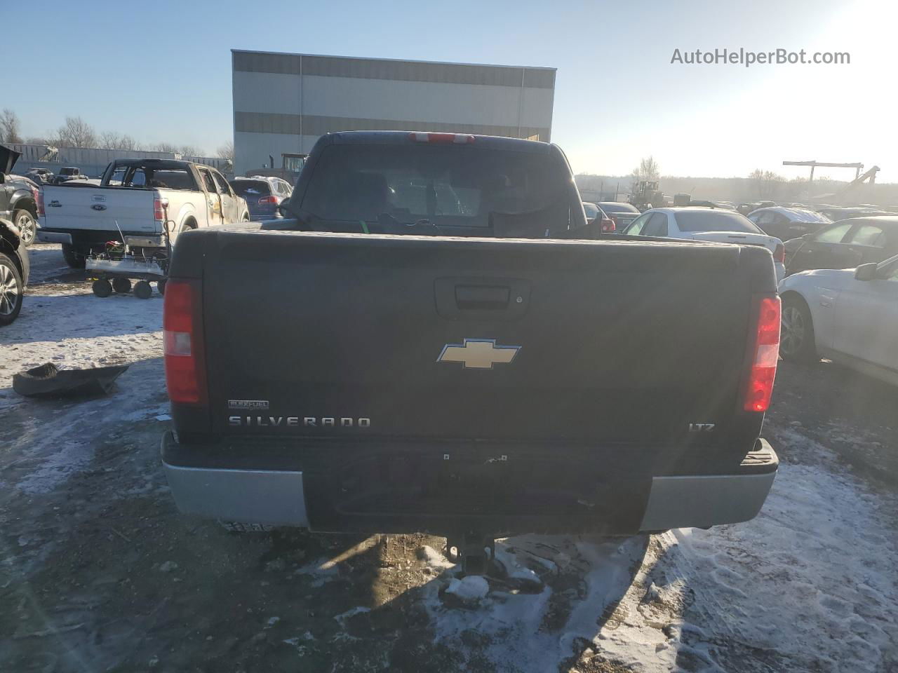 2008 Chevrolet Silverado K1500 Черный vin: 1GCEK19068Z157483