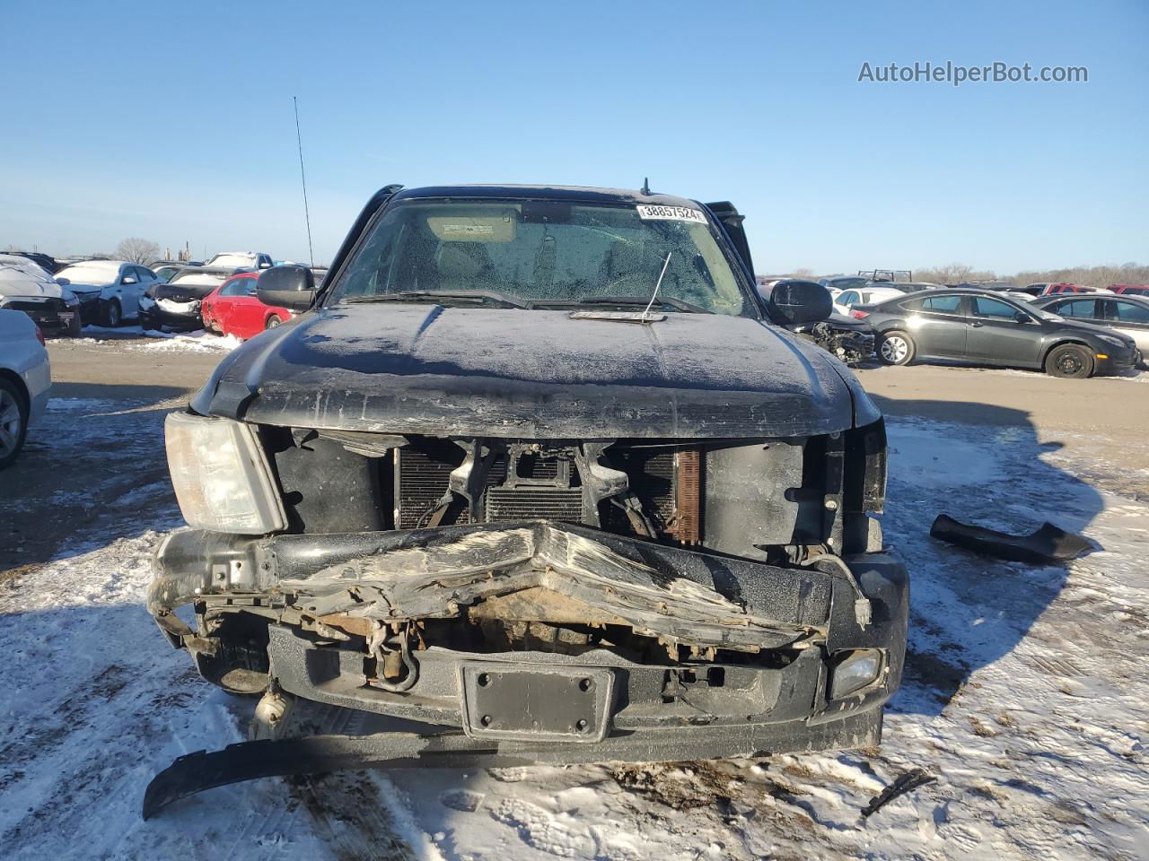 2008 Chevrolet Silverado K1500 Черный vin: 1GCEK19068Z157483