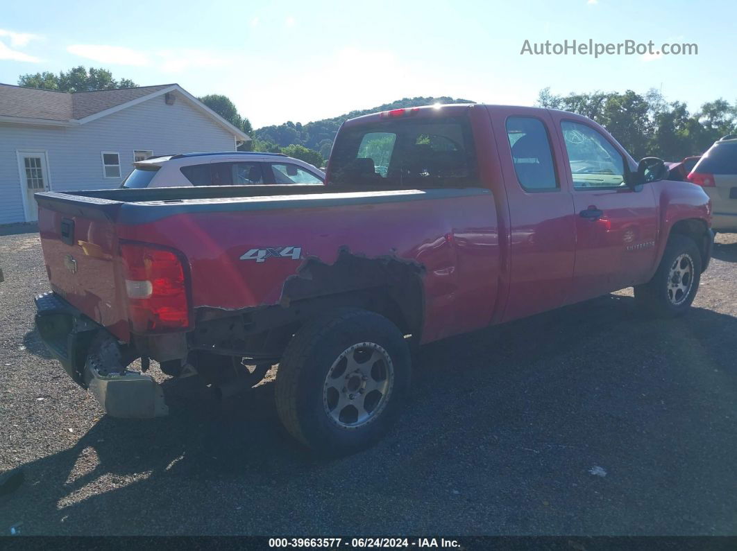 2008 Chevrolet Silverado 1500 Work Truck Red vin: 1GCEK19C08Z281775